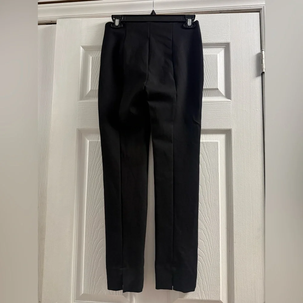 Quince Ultra-Stretch Ponte Pintuck Ankle Pants Size Small